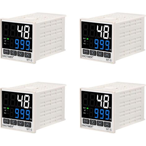 4X SINOTIMER numérique Pid température contrôleur Thermostat pour Heating Cooling Instrument relais/Voltage Output MT-S (1/5)