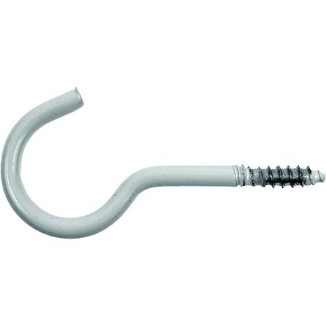 SB Wäscheleinenhaken 4,8x65mm Eisen weiß, Inhalt: 2 Stück (1/2)