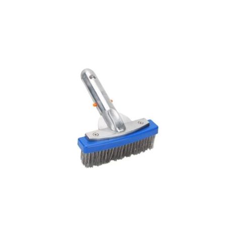 5" Edelstahlbürste für Poolböden und -wände, intensive Reinigung - Crezuo (1/4)