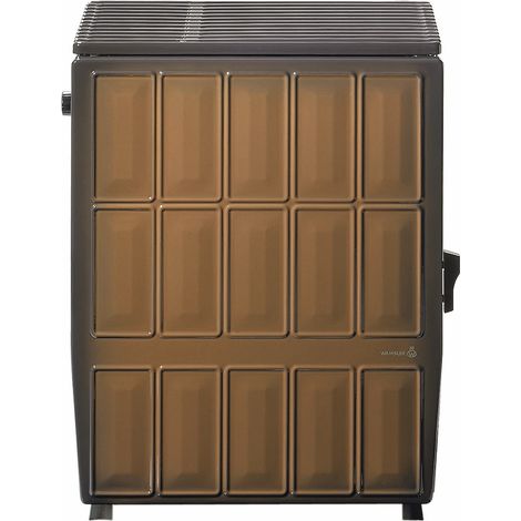 Raumheizer Typ10962-KS Geh. Braun emailliert 6kW