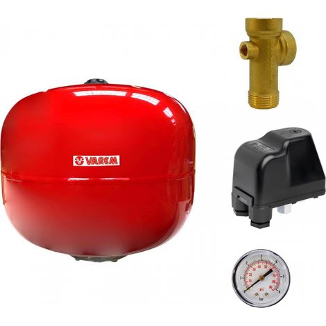 Kit Complet Ballon Surpresseur à Vessie Varem Sphérique 24l