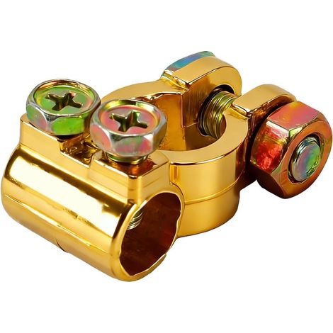 Lot de 2 connecteurs de bornes de Batterie, bornes de câble de Batterie Positive et négative, connecteurs de Batterie à dégagement Rapide pour Voiture, Caravane, Moto (1/5)
