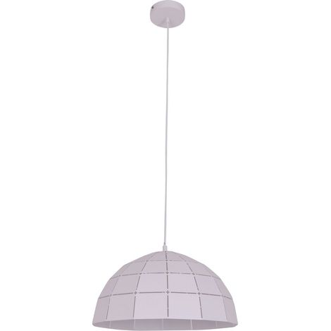 Suspension Design en Métal avec Plaquettes Ajourées Luminaire de Plafond Ø 40 cm - PANGIVO (1/5)