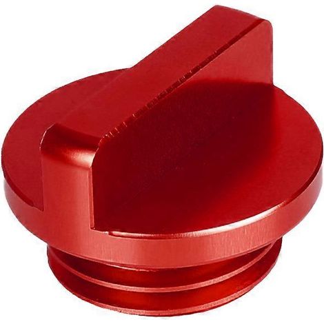 POUR YAMAHA MT-10 mt10 SP MT 10 2016- 2023 2022 2021 2020 2019 2018 M273.0 Bouchon de remplissage d'huile moteur de moto, vis (rouge sans logo) (1/5)