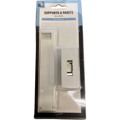 SUPPORTO A PARETE PIATTO COL.BIANCO MIS.14CM