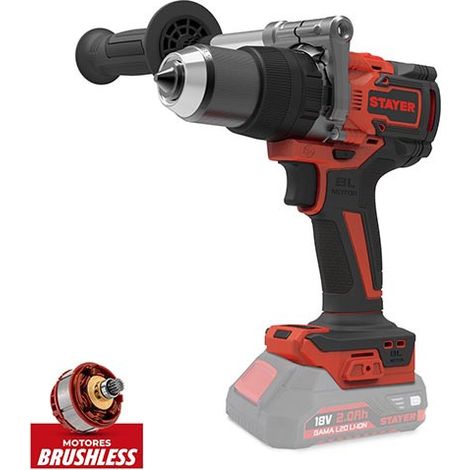 STAYER PBL 150 BRUSHLESS serie L20 Trapano a Batteria  Senza Batterie