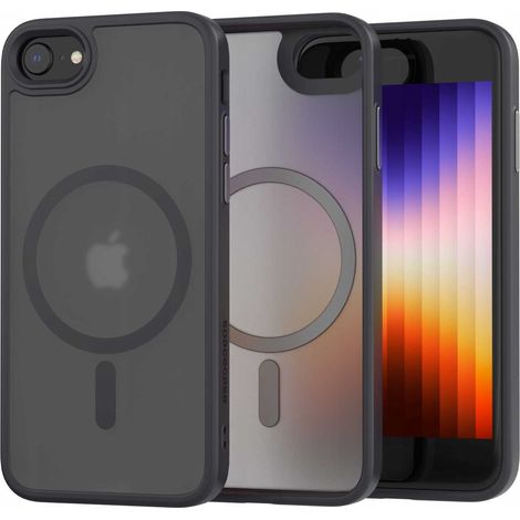 Coque Spacecase Hybrid Mag pour iPhone 7/8/SE noire (1/5)