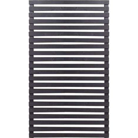 Tokyo Zaun - 83 x 140 cm - schwarz Holzzäune