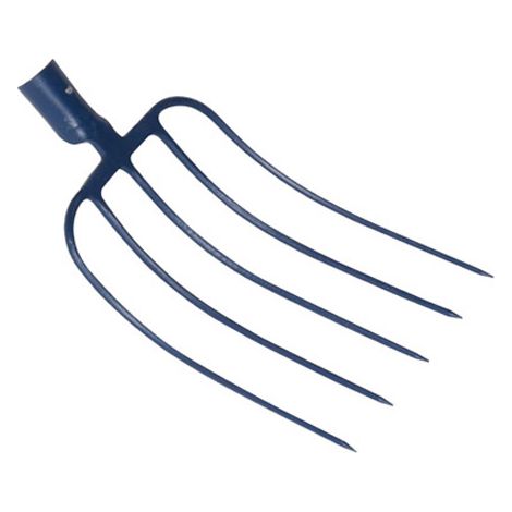 OUTILS PERRIN Fourche fumier à douille 5 dents 29 cm sans manche
