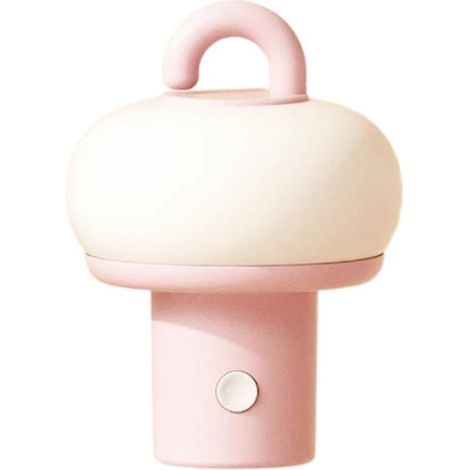 Lampe LED ronde décorative avec batterie de 500 mAh et crochet - (1/5)