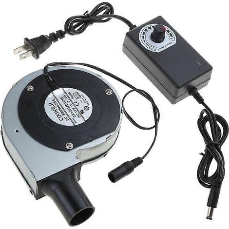 Souffleur turbo portable sans balais 25 W CC, ventilateur de refroidissement sans balais à vitesse réglable