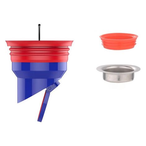 Noyau de siphon de sol Noyau désodorisant de siphon de sol scellé en silicone, lévitation magnétique, vanne de vidange unidirectionnelle, bouchon rapide, baignoire (1/3)