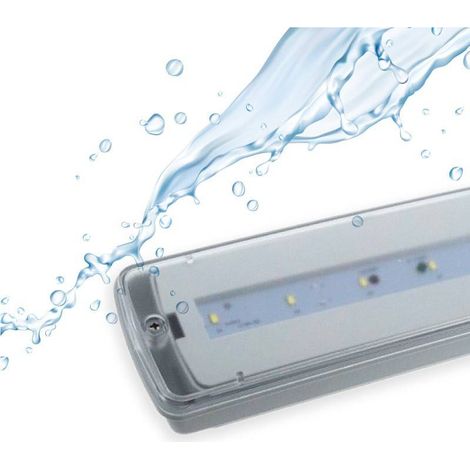 KIT Luz De Emergencia LED 3W + Caja Estanca - 3h De