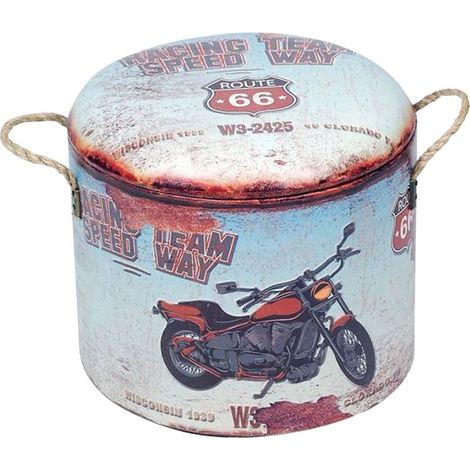 Siège rond rangement Moto - Petit Modèle