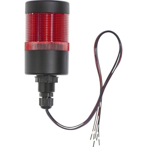Colonne de signalisation TC-12835332 TC-HBJD-55A-D/1/R/24V/IP65 LED rouge 1 pc(s) (1/2)