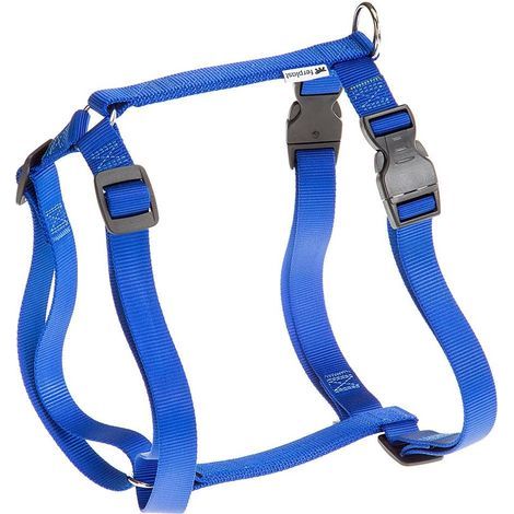 Adjustable 3-Point Nylon Dog Harness with Snap Closure, Chest Size 78-120 cm, Large Size for Walking (1/2)