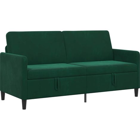 Sofa mit Stauraum 3-Sitzer Dunkelgrün 172 x 78 x 87 cm vidaXL
