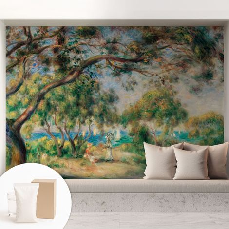 Newroom Tapete Dekorative Vliestapete mit Kleber Modern für Wohnzimmer Schlafzimmer Küstenlandschaft 208x146 cm (1/5)
