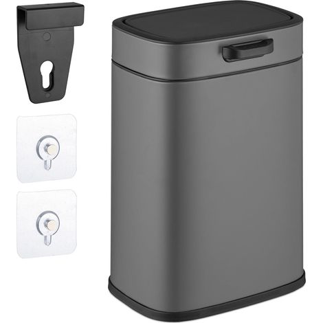 Cubo de basura de cocina colgante, 5 l, montaje en pared (1/5)