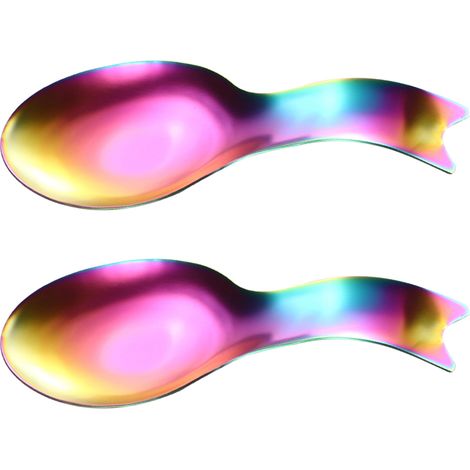 Repose Cuillère En Acier Inoxydable Pour Cuisine - Support Ustensiles Cuisson - Compatible Plaque De Cuisson Et Comptoir - Lot De 1 (1/5)