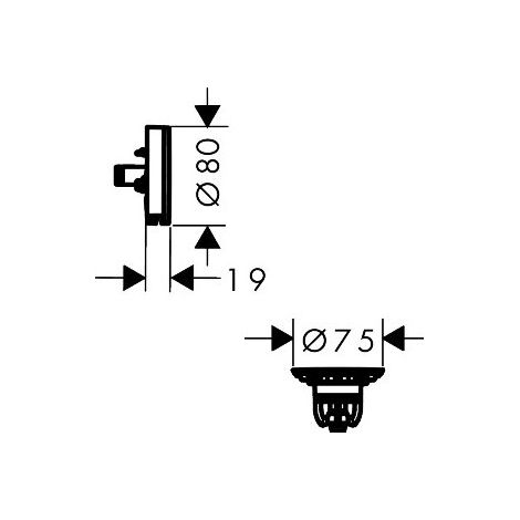 Hansgrohe 58119700 Ensemble fini Exafill