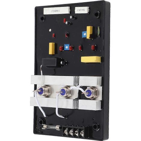 Régulateur de tension automatique monophasé 2 fils pour groupe électrogène diesel sans balais, stabilisateur de génératrice, pièce de rechange universelle. (1/4)