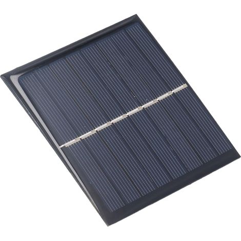 Panneaux solaires 1W 4V à haut rendement en polysilicium rechargeable, 2 piles AA rechargeables 1,2V pour l'éclairage domestique, charge de piles (1/5)