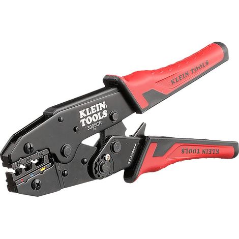 Pince à sertir isolée à cliquet pour fil de 10 à 22 AWG (1/5)