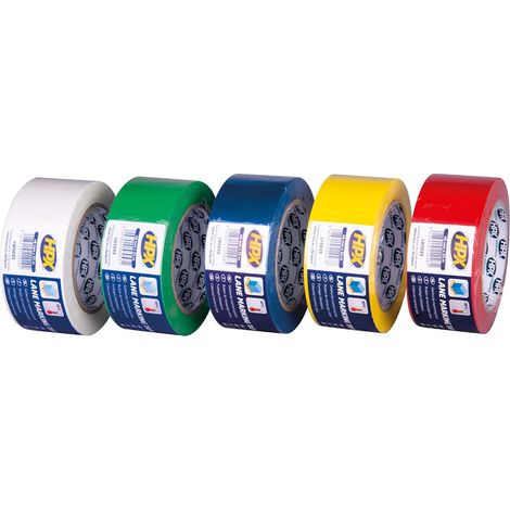 Cinta de marcaje HPX amarilla 50 mm x 33 m, resistente y de alta visibilidad. (1/3)