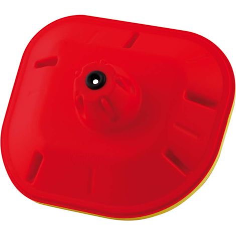 Couvercle de filtre à air RACETECH (RTECH) (pour lavage de moto) SX/SXF/EXC/EXCF '98-'15, SX 250 '98-'16 Couleur rouge jaune