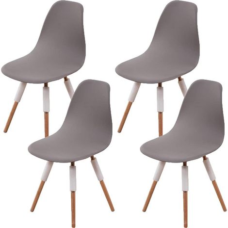 Lot de 4 housses de chaise de salle à manger scandinave extensibles pour chaises de salle à manger, cuisine