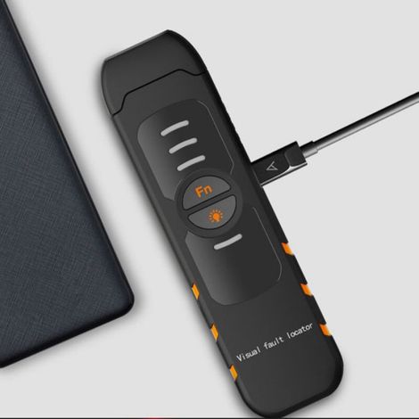 Testeur de fibre optique portable, stylo détecteur de défauts visuels à lumière rouge, stylo de test pour câbles optiques (1/5)