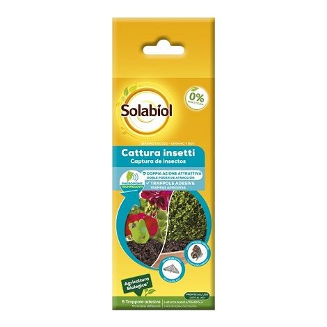 PiЏge anti-perceuse et papillon pour les graniums solabiol (pack 5 UDS)