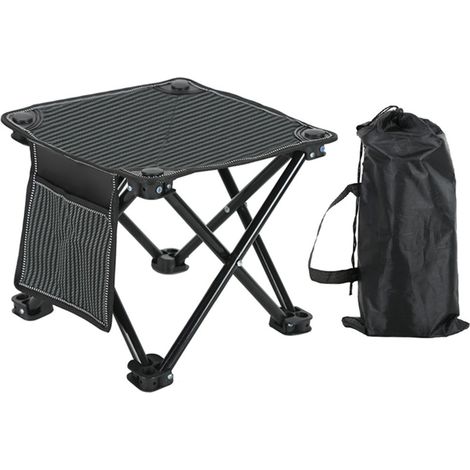 Mini tabouret portable pliable et léger, adapté à la pêche, aux croquis en plein air, à la marche et au jardinage, complet avec sac de rangement. (1/4)