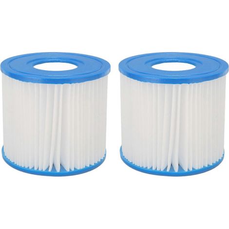 Lot de 2 cartouches filtrantes de rechange pour piscines, spas et piscines pour enfants (1/5)