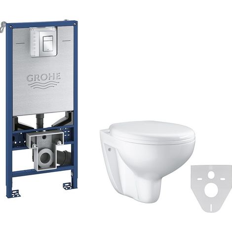 GROHE Rapid SLX Réservoir encastré 113cm avec cadre avec raccordement réseau électrique et WC japonais