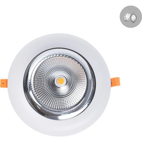 Downlight LED Especial Para Joyerías - 40W - Driver Philips -