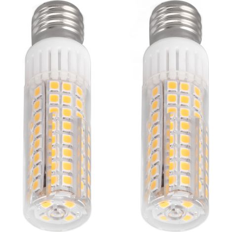 Lot de 2 ampoules LED E17 pour micro-ondes, 100 LED, 100-240 V, lumière chaude. (1/5)