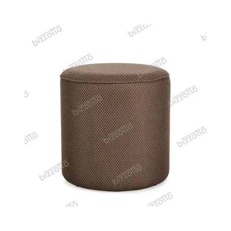 Pouf Olesya tierra 42x43 h