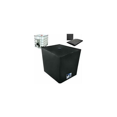 LAN S-giant Bâche de réservoir d'eau, Bache pour Cuve 1000 L IBC, Anti-poussière Anti-UV Anti-Pluie (116 x 100 x 120 cm)-420D (1/5)