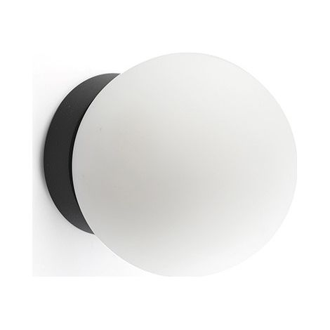 Faro PING Badezimmer-Wandleuchte Mattschwarz 3000K IP44
