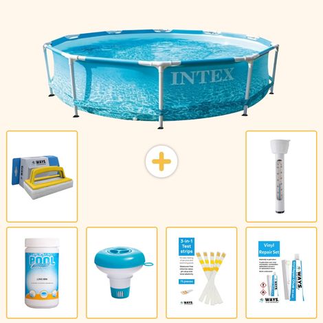 Intex Piscine Tubulaire Ronde - 305x76 cm - 7-pièces S21317 (1/5)