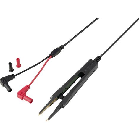 VOLTCRAFT MSL-503-2 Cordon de mesure enfichable 4 mm 39 cm Black, rouge 1 pc(s) (1/4)