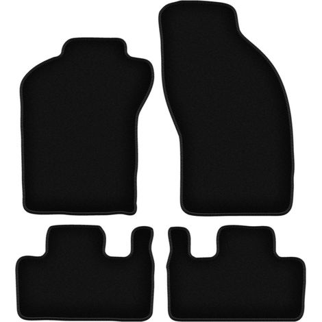 Tappetini BASIC in velluto nero per: Fiat Coupe coupé (1993-2000) (1/5)