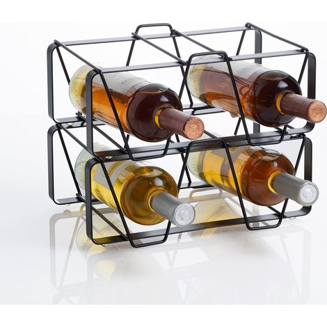 Cantinetta modulare porta bottiglie in acciaio verniciato Kiel