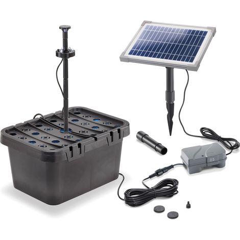 esotec Solar Unterwasser Teichfilterset Profi 5/160 LED 1,5Ah LiFePo Akku 101069 (1/5)