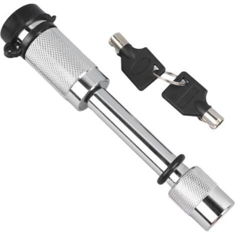 Serrure de Récepteur de Goupille d'attelage, Utilisation Pratique, Installation Simple, Serrure à Bille, Noyau de Remorque, Serrure de Goupille d'attelage, Antirouille avec (1/5)