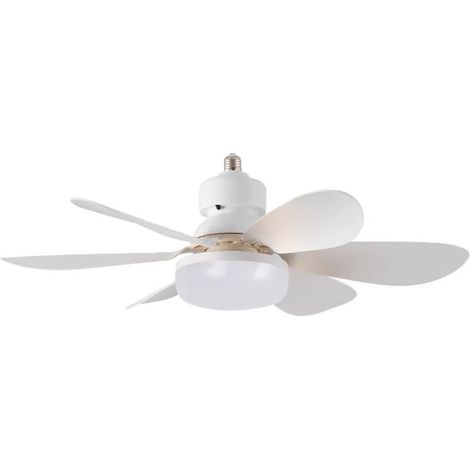 Deckenventilator mit Licht, inklusive Fernbedienung, kleiner 42 cm LED-Leuchte, Helligkeit einstellbar, E27 Lampenfassung. (1/5)