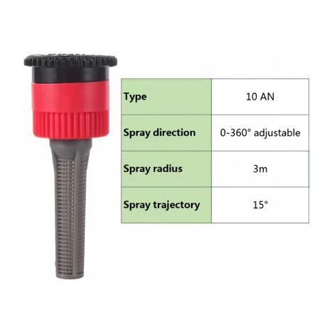 (J-10PCS) Lot de 10 buses de rechange pour arroseur escamotable, tête d'arrosage orientable de 0 à 360°, filetage mâle 1/2". (1/5)