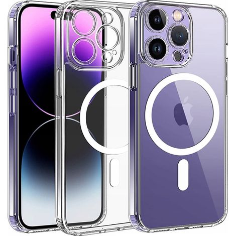 CO2-magnetische, transparente Schutzhülle, verstärkt für MagSafe iPhone 13 Pro Max (1/5)